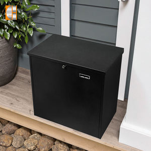Oem & odm סיטונאי פלדה מודרני תיבת דואר חיצונית דלת עם מנעול עמיד למים עבור משלוח חבילה גדולה - Product Image 1