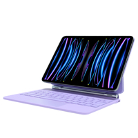 Funda con Teclado para iPad Air 11" M4/M3/M2, Air 10.9" 5.ª/4.ª Gen., Pro 11" 4.ª-1.ª Gen. - Trackpad Flotante con Bluetooth OEM ODM