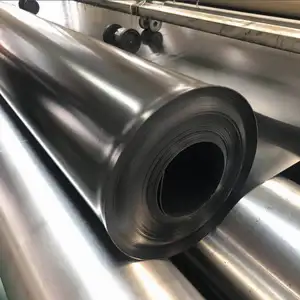 Balık çiftliği gölet liner için 0.3-3mm fabrika kaynağı HDPE geomembran rulo boyutu fiyat