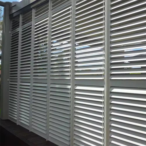 Grille de ventilation carrée en alliage <span class=keywords><strong>d</strong></span>'aluminium au design moderne pour cuisine, sous-sol, fenêtre, climatiseur, étanche à la pluie, durable et facile à installer - Product Image 4