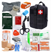Trousse de premiers secours multifonctionnelle 15 pièces avec hache et pelle, équipement de survie d'urgence robuste