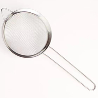 26Cm Professionele Keuken Rvs Groente Fruit Stalen Handgrepen Mesh Uitschuifbare Over Sink Geperforeerde Vergiet Zeef