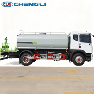 รถบรรทุกน้ำดับเพลิง Dongfeng HOWO D9 ขนาด 4x2 สำหรับโครงการสุขาภิบาลเทศบาล พร้อมถังขนาด 14,500 แกลลอน สำหรับงานพ่นน้ำในงานก่อสร้างถนน - Product Image 5