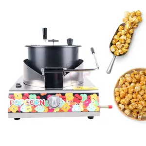 Industrielle Machine À Pop Corn Mini Gaz Popcorn Making Machine De Gaz GPL Exploité Hot Air Popcorn Maker