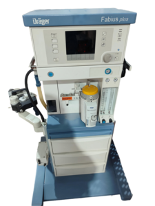 Appareil d'anesthésie Drager <span class=keywords><strong>Fabius</strong></span> Plus Animal Double Can d'occasion, poste d'anesthésie, branchement électrique - Product Image 1