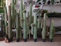 Colonne décorative presque naturelle Faux Cactus bonsaï grande plante artificielle Faux Cactus