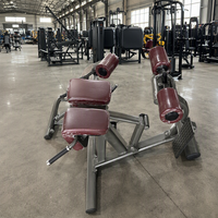 Chaise romaine commerciale d'hyperextension et d'extension dorsale, avec cadre en acier Q235, réglable, pour entraînement du tronc et développement du bas du dos en salle de sport