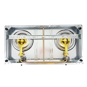 Cuisinière chinoise Table de cuisson de bureau Cuisinière sans cylindre Table de cuisine 2 brûleurs Poêles à gaz <span class=keywords><strong>pour</strong></span> la maison - Product Image 4