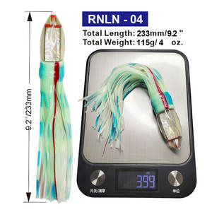 9 אינץ '115g כפול חצאית טונה מרלין פיתיון גדול שרף ראש דיג לפתות 6 צבעים דיג בים למשחק גדול & טרולים - Product Image 5