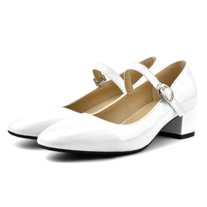 Zapatos de Mujer con Tacón Medio y Textura Cepillada a Mano, Estilo Informal, Profesional, Cómodo y Elegante para Primavera y Otoño - Product Image 2