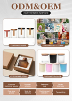 Nouvelles bouteilles de parfum en verre de luxe au design élégant, 30 ml, 50 ml, 100 ml, transparentes, vides, avec emballage en boîte cartonnée
