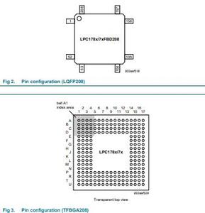 Microcontrôleur automobile NXPSemiconductors LPC1778FET208K 32 bits pour cœur <span class=keywords><strong>Cortex</strong></span>-M3, 512 Ko de mémoire Flash, 96 Ko de RAM, AEC-Q100 - Product Image 3