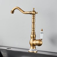Robinet de lavabo de luxe en laiton massif, design contemporain, monocommande chaud/froid, haut de gamme, vente en gros