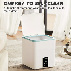2kg gaoqiu xách tay mini có thể sạc lại máy giặt thiết bị nhỏ để làm sạch đồ lót và Vớ với bể nước - Product Image 2