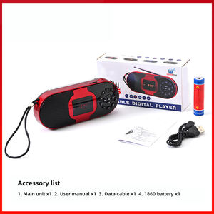 Radio FM Multifunción de Fábrica, Altavoz BT, Reproductor MP3, Ranura para Tarjeta TF, Grabación, Recargable, Dispositivo de Audio Portátil para Exteriores y Hogar - Product Image 2