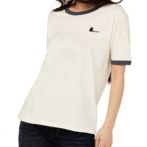 T-shirt à manches courtes pour femme Be Dot, col rond, coupe décontractée, 100% coton biologique, tissu jersey écologique - Product Image 1