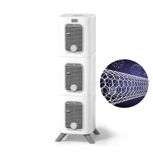 Dew large air purifier white CADR 1200m3/h aroma fan function hepa nano filter active carbon