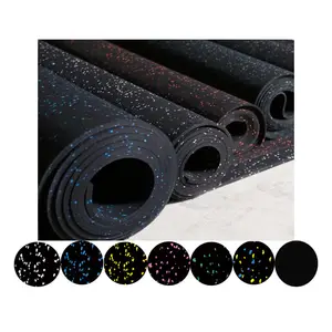 Good Price 6mm Thickness Gym Rubber Flooring Roll For Fitness Floor