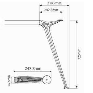 Scrivania Direzionale Semplice, Moderna e Modulare Personalizzabile in <span class=keywords><strong>MFC</strong></span> e Metallo per Uffici Open Space - Product Image 3