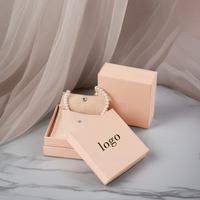Coffrets cadeaux de rangement en papier pour bijoux personnalisés de luxe emballage de bague de collier avec logo