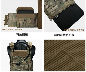 Gilet tactique de sécurité à dégagement rapide pour la chasse avec pochettes, accessoires pour gilet tactique A-2644 - Product Image 5