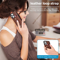 Coque Téléphone Portefeuille Insert Compatible avec Support Fonctionnel, Vente en Gros, pour iPhone 17 Air 16 15 14 Plus 13 12 11 Pro Max
