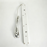 Stop Kontak Anjehold Grosir Pabrik UK Plug Safety Shutter 6 Outlet 2 USB 1 Type-C Soket Ekstensi Multi Plug untuk Kantor
