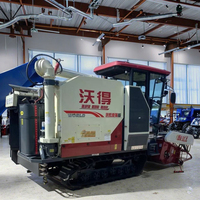 Moissonneuse-batteuse automatique 140 CV de marque mondiale, haute efficacité, prix d'usine, pour la récolte des céréales