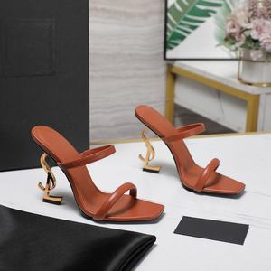 Sandalias de Plataforma con Tacón Alto para Mujer, Diseño Nuevo 2025, Sandalias de Diseñador de Lujo de Alta Calidad con Pedrería, Siempre a la Moda para el Verano - Product Image 1