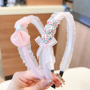 BELLEWORLD Factory Korean Summer Design <strong>Hot</strong> Selling Head Bands for Girls Kids Non Sleep Princess <strong>pink</strong> Color Sweet Bow <strong>Headbands</strong> - Product Image 4