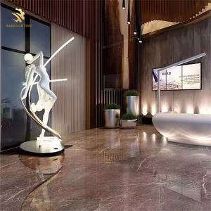 Lampe de sol décorative de style créatif, élégante et luxueuse, pour salon, salle à manger - Product Image 5