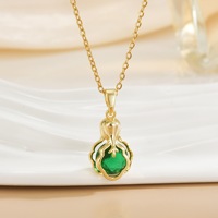 Fortune Choux Titane Acier Collier Femme Minorité Tempérament Lumière De Luxe Clavicule Chaîne