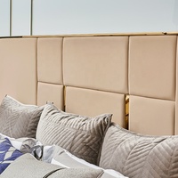 (CZ-BD27) Lit moderne super king size, dernier ensemble de meubles de taille double, lit de luxe
