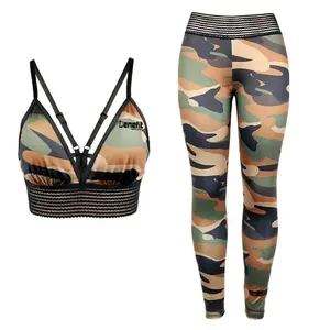 Sublimation personnalisée imprimé haute qualité séchage rapide vêtements de sport femmes Yoga Fitness ensemble femmes authentique vêtements de sport Fitness