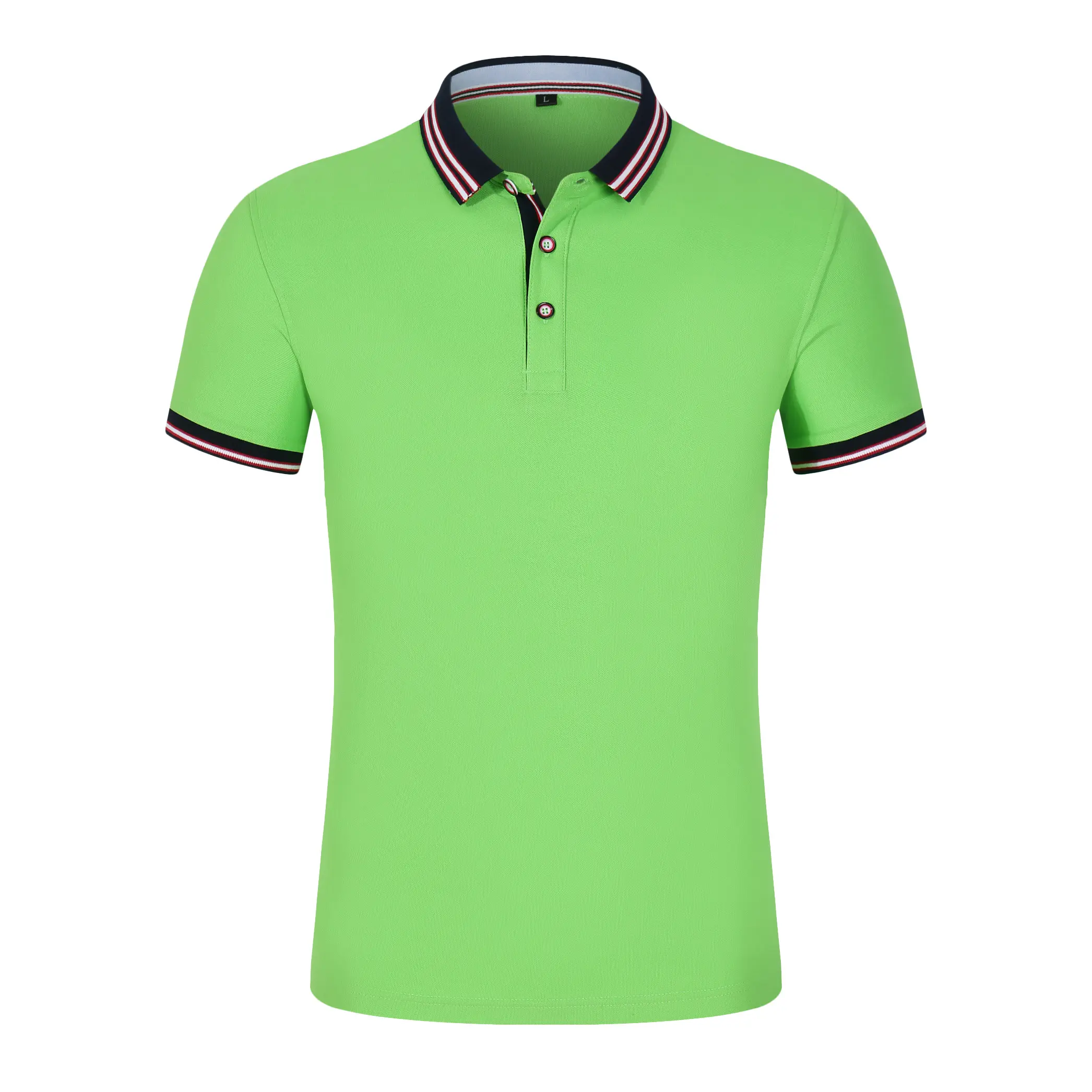 T-Shirt ad asciugatura rapida di vendita calda Polo sportiva Casual Polo da Golf da uomo con stampa Logo personalizzata