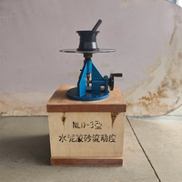 Stable Performance Manual Hand Operated Cement Mortar Flowability Table Apparatus for Sale Cement Mortar Fluidity Tester
