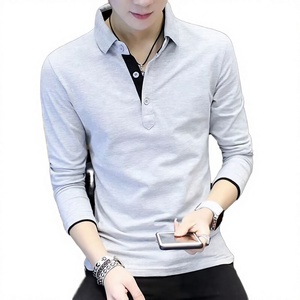 Autumn 6904 Thin 100% Cotton 300 Grams Vintage <b>Laser</b> <b>Printed</b> Loose Round Neck Solid <b>Color</b> T-shirt Men's - Product Image 2