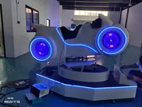 Máquina de Juego de Carreras de Motos VR, Equipo de Simulación de Realidad Virtual para Uso en Interiores de Centros Comerciales, Construcción Metálica
