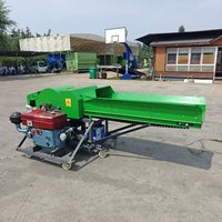 Machine à pétrir à moteur diesel, processeur de balles de paille et de foin haute performance, hacheuse d'ensilage