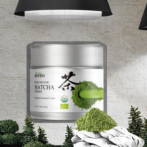 Té Matcha en Polvo Orgánico a Granel de Alta Calidad BSTBIO, en Envase de Hojalata, Grado Ceremonial 4A 5A 6A 7A, 30g 50g - Product Image 3