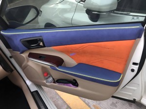 <span class=keywords><strong>Pour</strong></span> Toyota Camry 2012-2017, ensemble de garnitures de tableau de bord et de panneaux de porte en suède bicolore bleu-orange, <span class=keywords><strong>accessoires</strong></span> de rénovation et de mise à niveau de l'intérieur de <span class=keywords><strong>la</strong></span> <span class=keywords><strong>voiture</strong></span> - Product Image 6