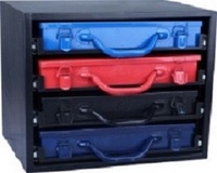 Boîte à outils multifonction en métal avec couvercle et compartiments pour le rangement des articles de quincaillerie à domicile