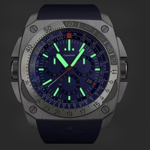 Reloj de Cuarzo Cronógrafo de Moda Creativa de Lujo de 46 mm, Reloj de Esfera Grande Luminoso Resistente al Agua de 10 ATM - Product Image 3