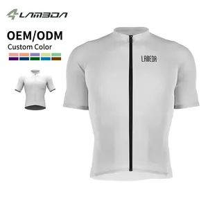 Jersey tim sepeda bersirkulasi, Jersey tim bersepeda desain OEM buatan pabrik, obral Online