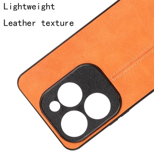 Coque de téléphone en cuir PU rétro Suture Design pour Tecno Spark <span class=keywords><strong>20</strong></span> <span class=keywords><strong>Pro</strong></span> 4G 6.78 "coque de Protection arrière <span class=keywords><strong>mate</strong></span> - Product Image 4