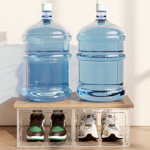 Ripiano personalizzabile in plastica trasparente antipolvere per ripiano ripiano pieghevole a conchiglia per soggiorno camera da letto - Product Image 3