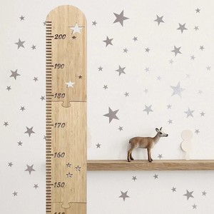 Règle de hauteur en <span class=keywords><strong>bois</strong></span> de haute qualité pour enfants, règle de hauteur de croissance en <span class=keywords><strong>bois</strong></span> à motif d'étoile pour enfants - Product Image 2