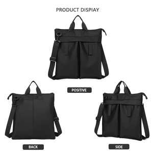 Túi đeo chéo sức chứa lớn Túi Đeo Vai thông thường thương hiệu thời trang Nam Túi Xách học sinh lớp Túi tote máy tính - Product Image 4