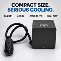 Refroidisseur de bain froid OHO DropChill sans plomberie, refroidissement direct, pour bacs de récupération portables