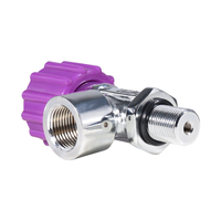 Nouvelle valve de couleur cuivre pour équipement de plongée PCP SCBA, adaptateur de remplissage d'air M18x1.5 30Mpa